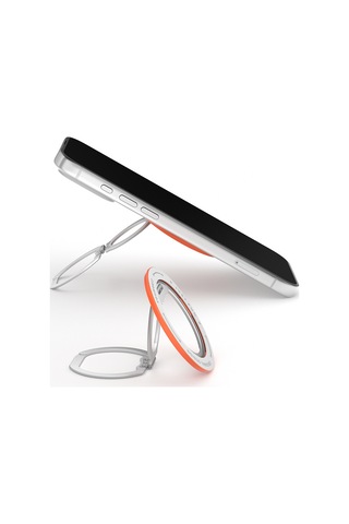 Youngkit Magnetik 360 Derece Dönebilen Dual Fold Rotating Serisi Parmak Ring Stand Turuncu