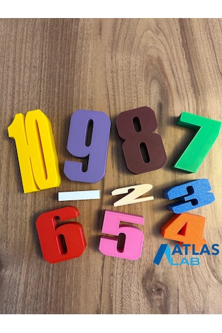 Sayı Blokları - Montessori Toplama Blokları - Eğitici Oyuncak