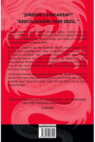 Ölmesi Gereken Kız: Millennium-6 - David Lagercrantz - Pegasus