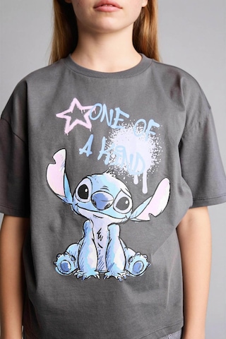 Defacto Dısney Lılo & Stıtch Tişört Kız Çocuk Antrasit Kız Çocuk T-shirt H0724a8/ar58 Antrasit