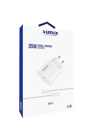 Sunix S35 Type C Set Şarj Aleti 35w Kablolu
