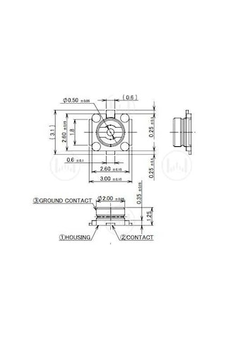 Antenna Home Ahcg.204 Ipx G1 Smd Rf Konnektör
