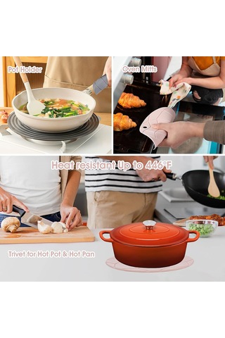 Sıcak Tencere İçin Silikon Bardak Altlıkları, Mutfak İçin Isıya Dayanıklı Bardak Altlıkları Diğer