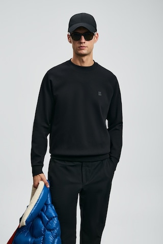 Lufian Grant Erkek Sweatshirt 112030179 Siyah
