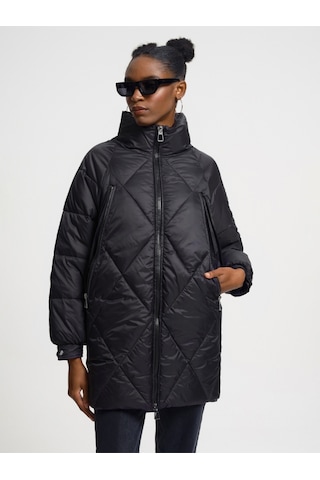Kadın Mont Lf2033490 Siyah