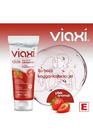 Viaxi Çilekli Kayganlaştırıcı Jel 100 Ml.