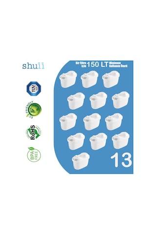 Jugg I Su Arıtma Sürahisi + 13 Adet Filtre I Pure+ Ve Maxtra+ Filtreleri İle Uyumlu