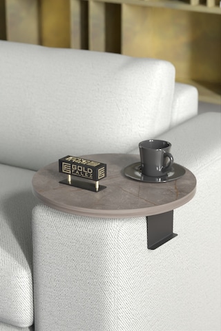 Goldfalez Ayarlanabilir Dekoratif Modern Yan Sehpa Tepsi Gordion