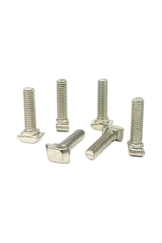 3030 4040 4545 Serisi M3 M4 M5 M6 M810/12/16/20/20/20/25mm T Cıvatası T-yuvası T Slot T Vidası 6 x 30 MM