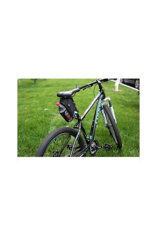 Forte Gt 807 Sele Altı Çanta Matara Hazneli Su Geçirmez Kumaş 202 Gri - Siyah