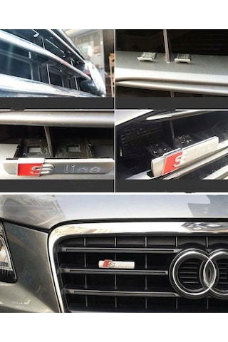 Audi Uyumlu Sline Ön Panjur Amblemi Logosu 8n0953601 1 Adet