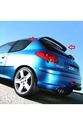 Peugeot 206 Rc Spoiler -Boyasız - Bodykit Store