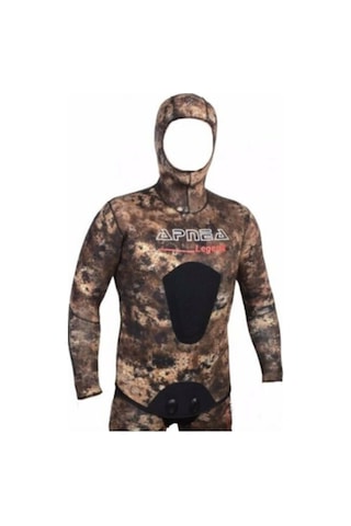 Apnea 5mm Legend Troox Camou 3D Elbise - XXL Siyah