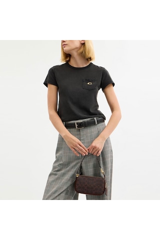 Coach Plaza Bag Kadın Omuz Çantası Acı Kahverengi