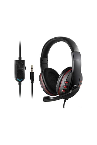 Jeemson Kubıte T-997 Oyun Kulaklığı, Mikrofonlu, Ses Kontrolü, Siyah-kırmızı Rengi, 40mm Hoparlör, 1.8m Kablolu