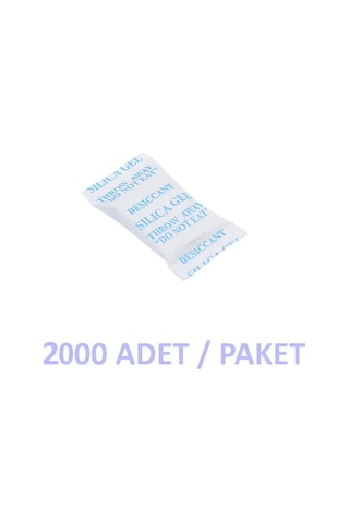 Silika Jel Rutubet Önleyici 2 G - Silikajel 2000 Adet-Paket