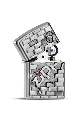 Zippo The Wall Emblem Metalik