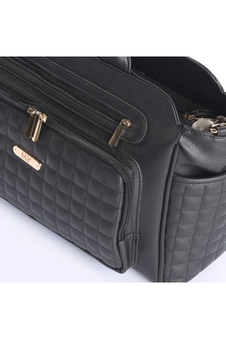 M&y Juno Deri Anne Bebek Bakım Çantası 7281 Siyah