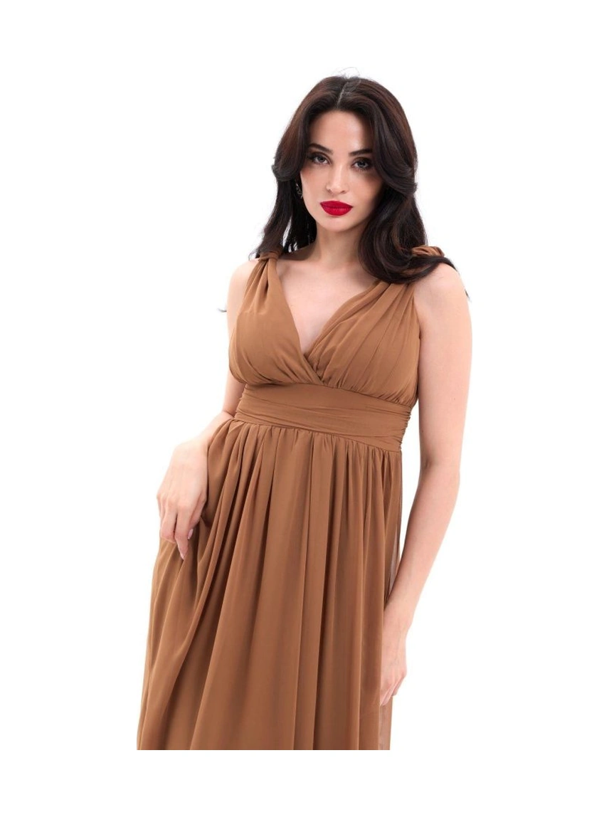 Simala 4662 Elbise-kahve Kahve