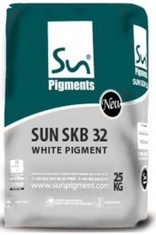 Demir Oksit Sun Skb 32 Beyaz (25 Kg Paket)