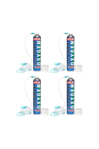 Stay Safe Oksijen Plus Oksijen Tüpü 4 x 185 G