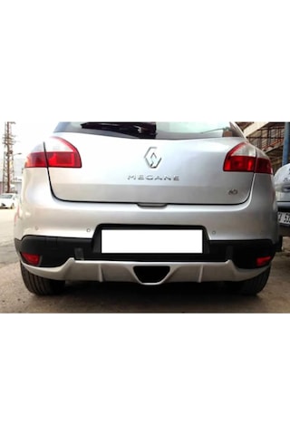 Renault Megane 3 Rs Difüzör 4 Kapı Uyumlu Parlak Siyah Plastik Egzoz Görünüm Arka-difizör-bodykit-ek