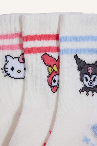 Defacto Hello Kitty 3lü Uzun Çorap Kız Bebek H5564a5nskr1 Çok Renkli-kr1