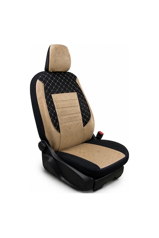 Fiat Albea Uyumlu Oto Koltuk Kılıfı Gofraj Kumaş - Tam Set 11075620