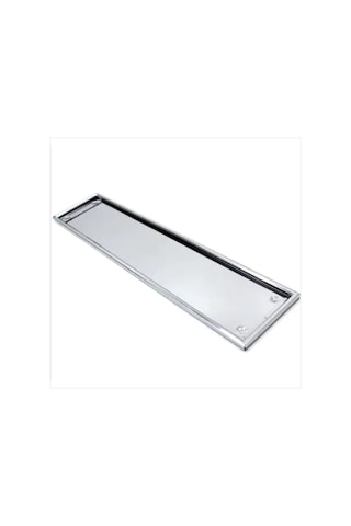 2 Adet ✓ Metal Plakalık Paslanmaz Çelik Plakalık Krom Plakalık