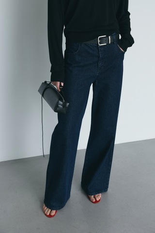 Suud Collection Mavi 88 Wide Leg Jean