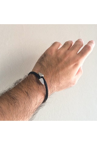 Ferizz 316l Çelik Siyah Erkek Bileklik Eblk-366