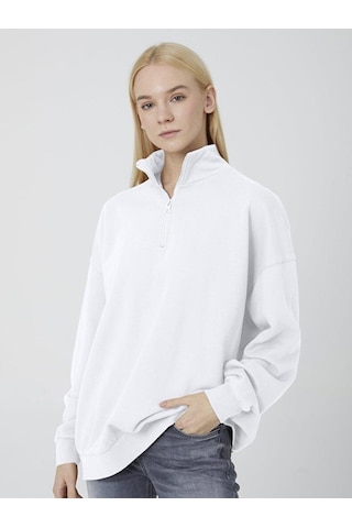 Ltb Bonoho Kadın Sweatshirt 105 Beyaz