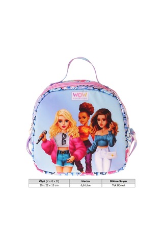 Wow Generation Music Desenli Lila Renkli Kız Çocuk Isı Yalıtımlı Okul Beslenme Çantası - W6045