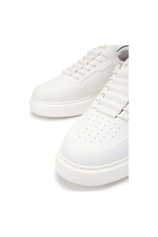 Barracuda Erkek Hakiki Deri Beyaz/siyah Sneakers & Spor Ayakkabı 511 Bu3510a Erk Ayk Y24 Whıte/black Çok Renkli