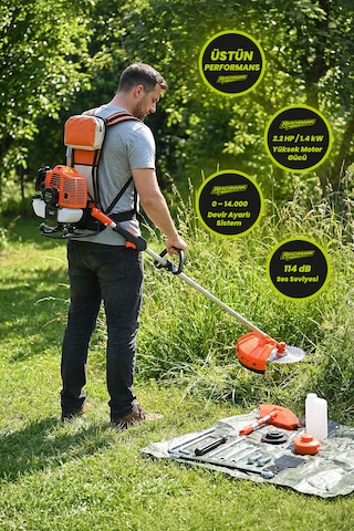 Reschmann R-CG5208 Benzinli Sırttan Taşımalı Ot Biçme Motoru - 06008A6501