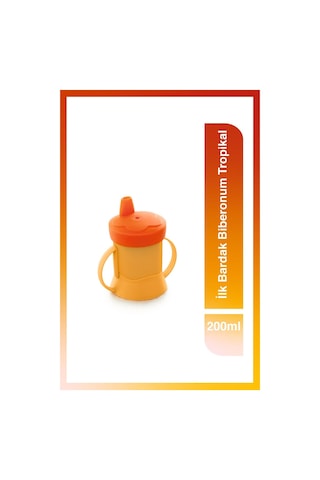 Tupperware İlk Bardak Biberonum Tropikal 200ml Çok Renkli