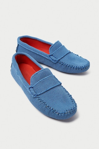 Mubiano Summer Kadın Triko Mavi Babet & Loafer -mstb2020-m Mavi