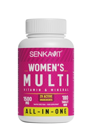 Senkavit Women's Kadın Multivitamin Ve Multimineral İçeren Takviye Edici Gıda 180 Tablet
