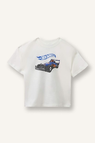 Defacto Hot Wheels Regular Fıt Kısa Kollu Tişört Erkek Bebek H4766a526smer105 Ekru-er105