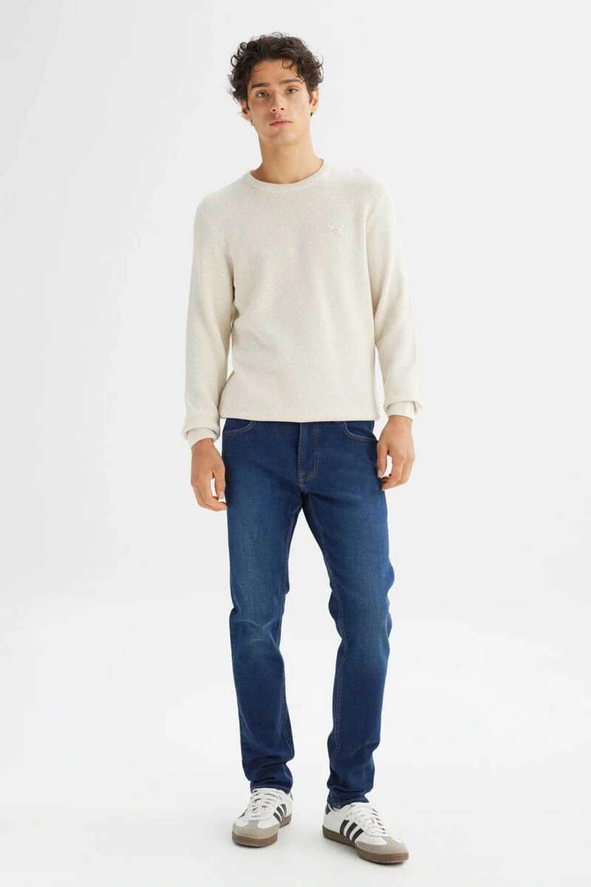 Lee Triko Ekru Erkek Kazak L2520364104 Ekru