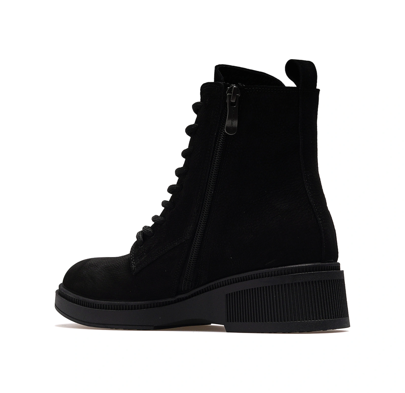 Mammamia Kadın Hakiki Deri Postal Günlük Bot 25k D25kb-8140 Z Siyah Nubuk Siyah Nubuk