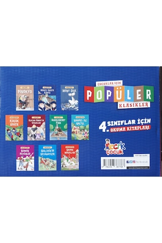 Masalllar Popüler Klasikler 4.sınıflar İçin 10 Kitaplı Set