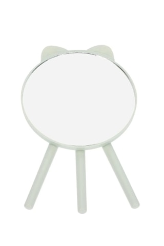 Gaman Masaüstü Dekoratif Sevimli Taraklı Makyaj Aynası Su Yeşili