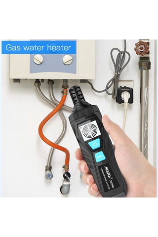 Symbee Mestek El Tipi Yakıcı Gaz Tespit Cihazı - Doğalgaz, Metan, Alkol Sızıntısı Algılayıcı - Ses Ve Ekran Alarmı - Ev Ve Endüstri Kullanıma Uygun