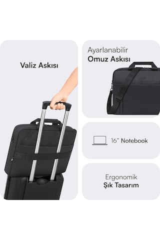 Mack Mce-1712 16 Code Eco Notebook Çantası Siyah