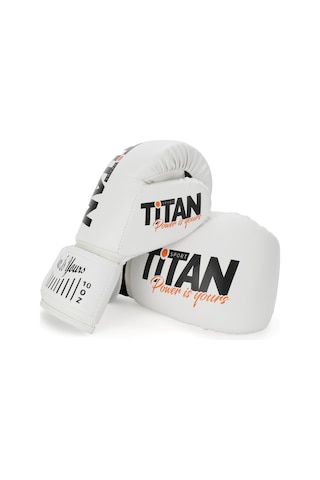 Titan Sport Beyaz Boks Eldiveni 12 Oz Beyaz