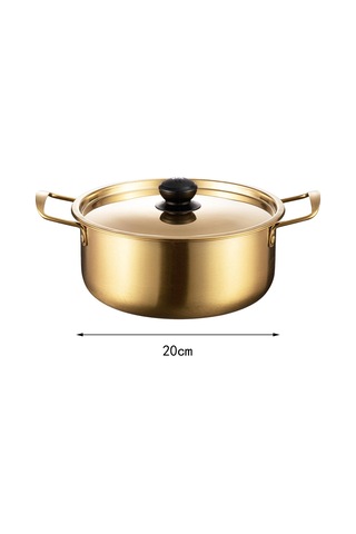 Homyl Kore Ramen Pişirme Pot Tencere Anında Erişte Kamp 20 Santimetre