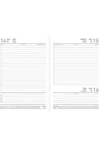 Gıpta 2026 Spiralli Günlük Ajanda Sert Kapak 17x24 Cm 407-sek Lacivert Lacivert