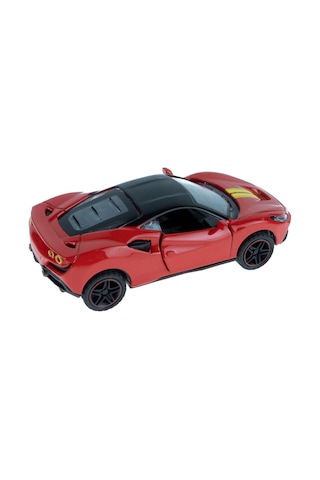 Oyuncak Metal Çek Bırak Süper Sport Araba Kırmızı 11 Cm