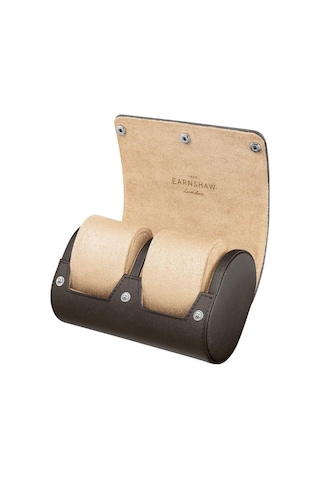 Walnut Finery Es-rollon2-03 Saat Kutusu Kahverengi